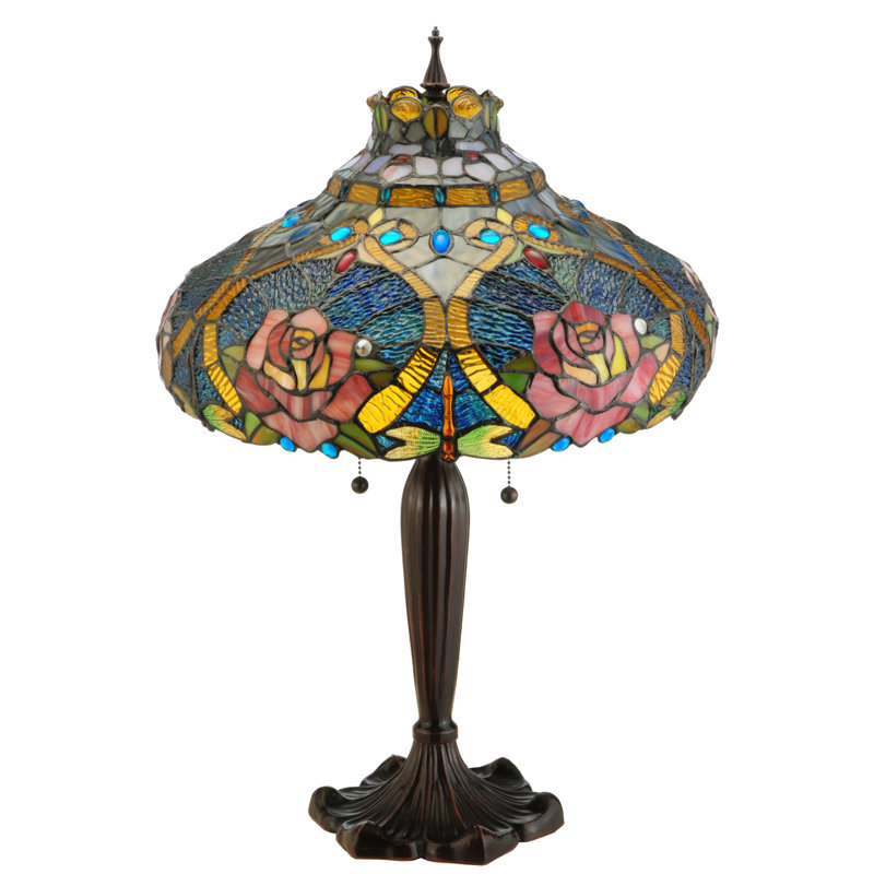 Dragonfly Rose 26" Table Lamp