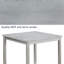 Table carrée en bois
