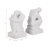 Resin Bookends Modern Sculptural Polyresin Decorative Figurines Artful Humanoid Design Accent Home Decor Stylish Contemporary Shelf Display Set of 2-1317918194-1317918195