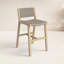 Delano Outdoor Teak Bar Stool-818985603-818985605-818985611