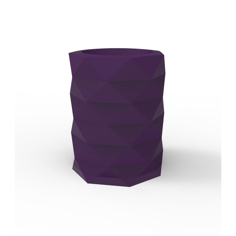 Marquis Resin Pot Planter, Taupe, 40.5" H x 31.5" W x 31.5" D