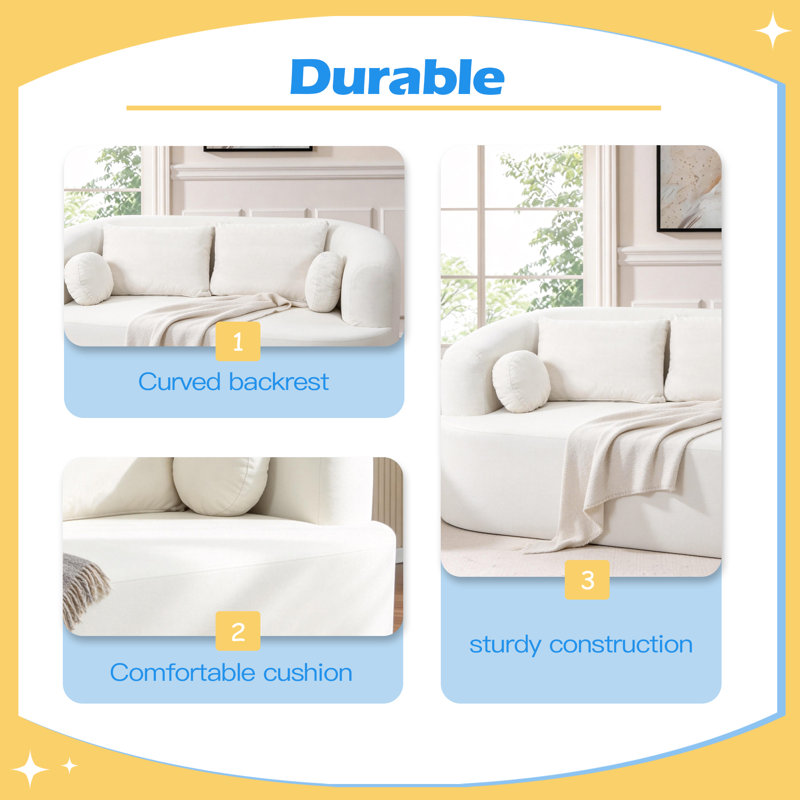 sofa-in-a-Box, Beige Chenille