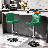 360° Swivel Counter Height Bar Stools, Faux Leather Adjustable Bar Chairs For Kitchen Or Home Bar-1984431839-1984431831