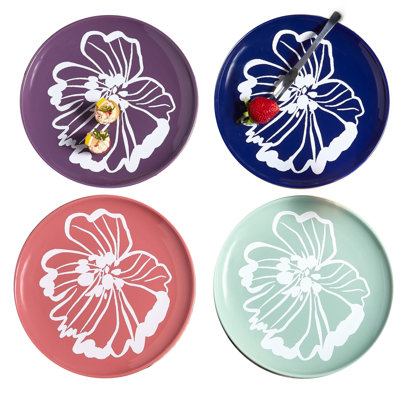 Assiettes à hors-d'œuvre en porcelaine 8,5 po Jardin