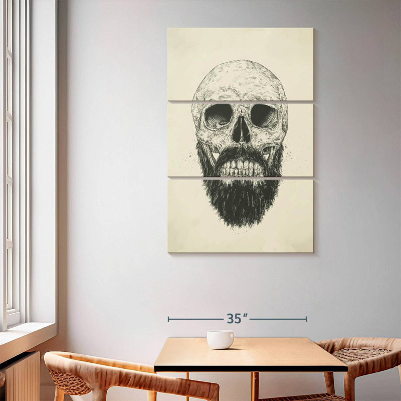 Kerner The Beard Is Not Dead, 65" H x 42" W