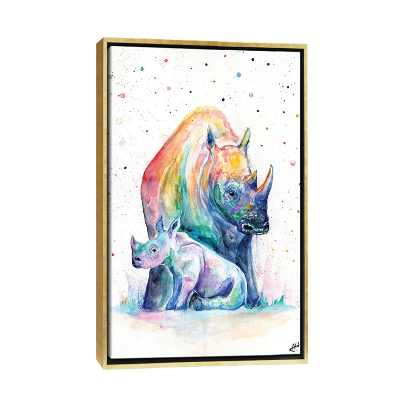 Abri sur toile, H 60 po x l 40po x P 1,5 po, Toile encadrée d'or