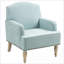Fauteuil d'appoint rembourré en tissu Sage Green