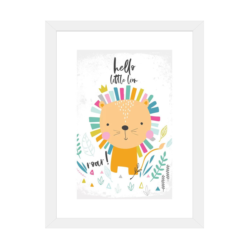 «Wild Adventure I» par Angela Nikeas - impression d'art graphique, H 32 po x l 24 po x P 1 po, Papier encadré blanc, Blanc