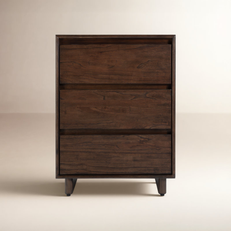 Soleil 3 - Drawer Nightstand, Brown