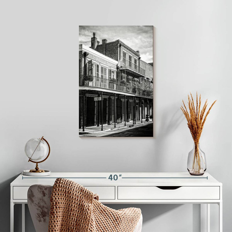 Aime Black NOLA - New Orleans balcon, H 24 po x l 16 po