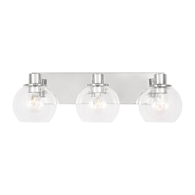 Grande baignoire Rito de Génération Lighting , H 7,125 po x l 23,125 po x P 7 po, Chrome, Trois lumières
