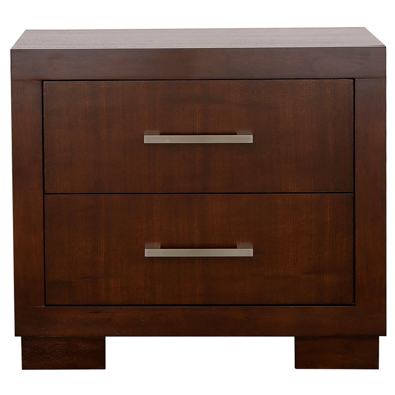 Table de chevet pour chambre à coucher, table de chevet moderne à 2 tiroirs