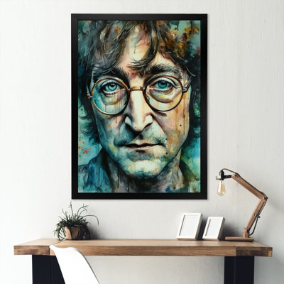 John Illustration - célébrité, reproduction d'art sur toile