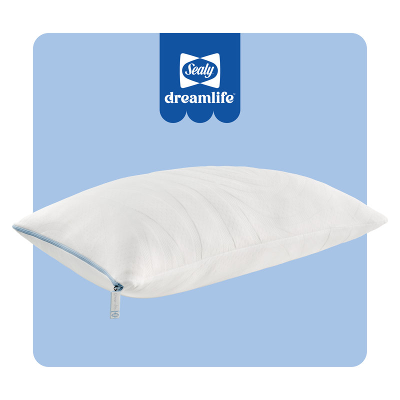 Sealy Dreamlife Shredded Foam Soft Pillow, Standard