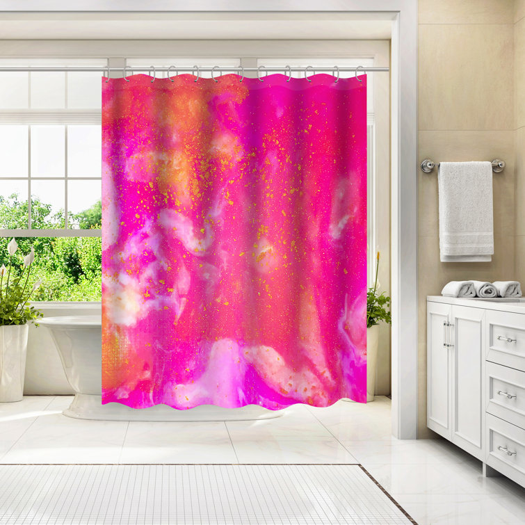 Bless international Abstract Shower Curtain