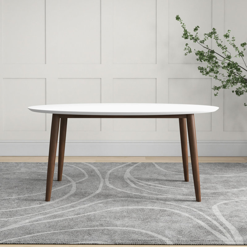 Table de salle à manger en bois massif Ada
