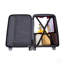 Ensemble de valises rigides extensibles 5 pièces avec verrou TSA et roues rotatives, solution de voyage légère pour hommes et femmes-130173465