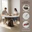 Table de salle à manger Amberly Luxury Modern-1244357819-1242252019