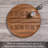 CounterArt Tribal Pattern Wood Lazy Susan Turntable