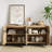 Modern 72" Sideboard With Metal Base And Adjustable Shelves, Multifunctional Buffet Cabinet With Storage And Open Shelves For Dining Room Or Kitchen-1498877562-1498673714