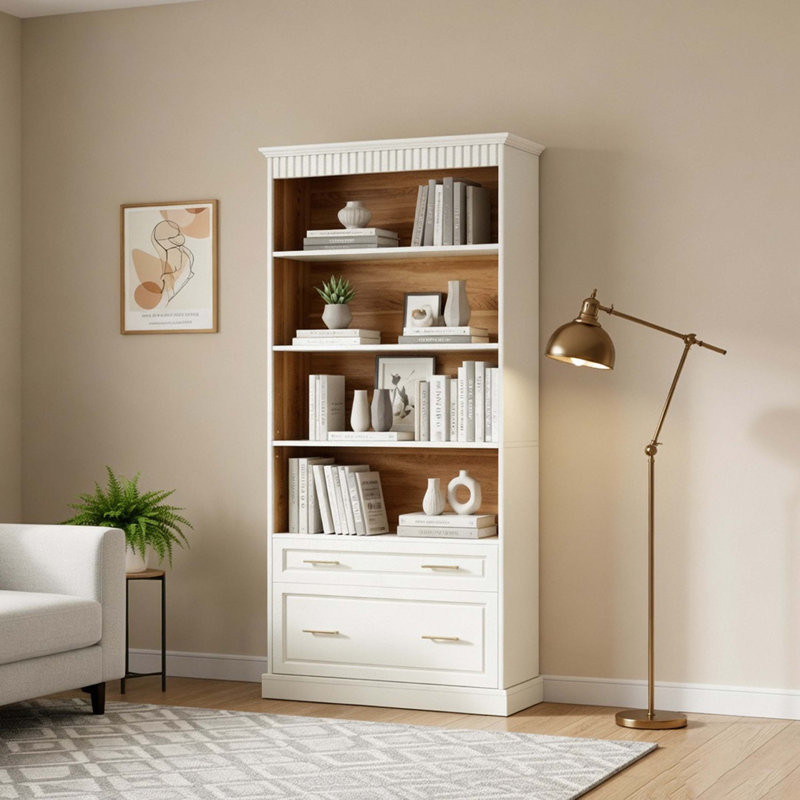 Armoire de rangement étroite à 2 tiroirs