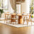 Wishbone Chair Solid Wood Y-Back Dining Chairs-2126938420