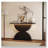 47''Double Semi-Circles 3d Hammer-Shaped Texture Base Wood Console Table