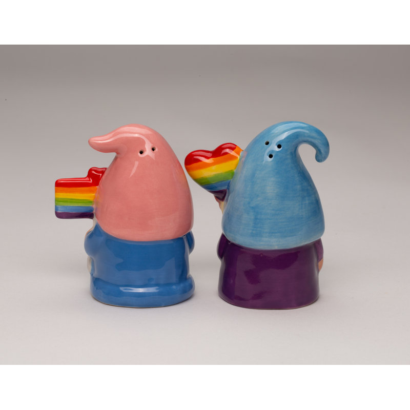 Rainbow Gnome Salt And Pepper
