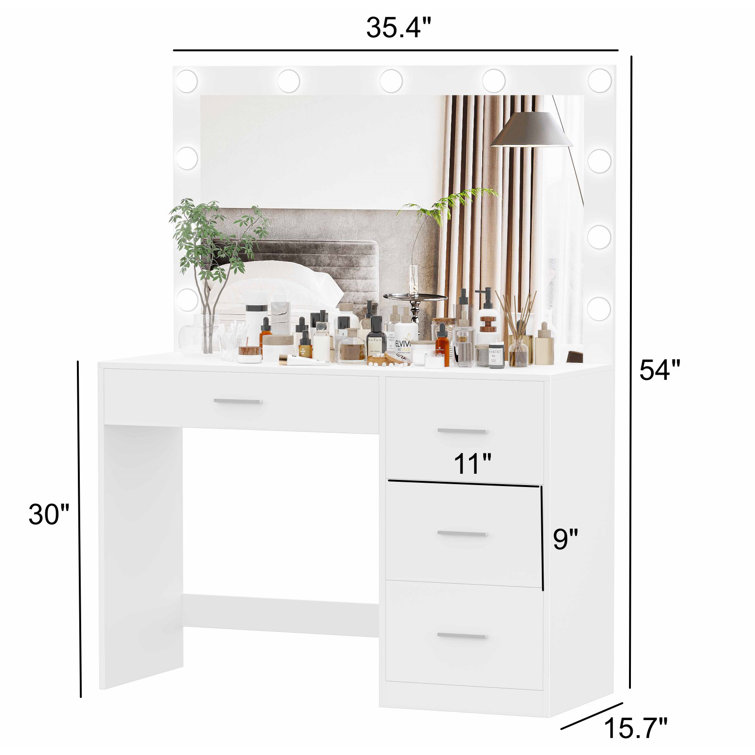 https://assets.wfcdn.com/im/60117484/resize-h755-w755%5Ecompr-r85/2610/261080053/Jedidiah+Makeup+Vanity+Table+with+Lights%2C+Vanity+Desk+with+Mirror%2C+4+Drawers%2C+Dressing+Table%2C+White.jpg