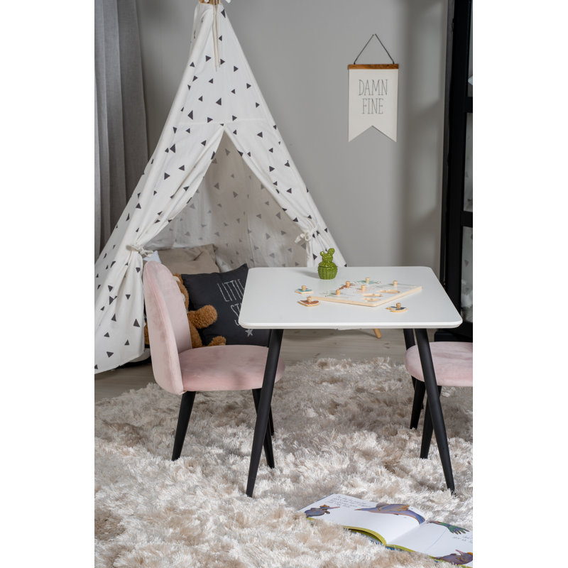 Horsforth 2 - Person Dining Set, Pink, Pink