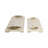 Okechuku 18 and 22" Allerd Mother and Pearl Rectangle Trays, 2.5"H, Shell, Set of 2 - 22" x 10" x 2.5"