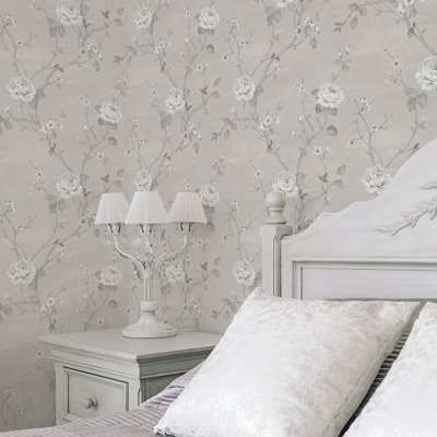 Moffitt 10m x 53cm Textured Satin Wallpaper Roll