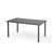 Messer Zestversa 8-Person Rectangular Dark Brown Metal Outdoor Dining Table-122512364-122512363