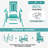 Outdoor Patio HDPE Rocking Adirondack Chair-930783622
