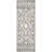 Spurling Moroccan Shag Power Loom Performance Cream/Charcoal Gray Rug-1212302424