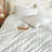LIFETOWN Striped Duvet Cover Set 100% Washed Cotton Material Soft Linen Feel 3 Pieces Bedding Set-121598532-121598531