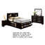 Ensemble de chambre à coucher grand lit 4 pièces Simo avec tiroirs, noir-118445315-118445313