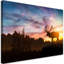 Deer At Sunset - Wrapped Canvas Print-5010608