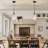 1-light Modern Hammered Tear-drop Glass Pendant Light-398678736