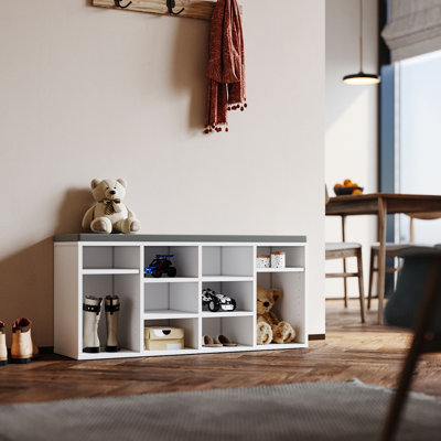 14 Pair Shoe Storage Bench