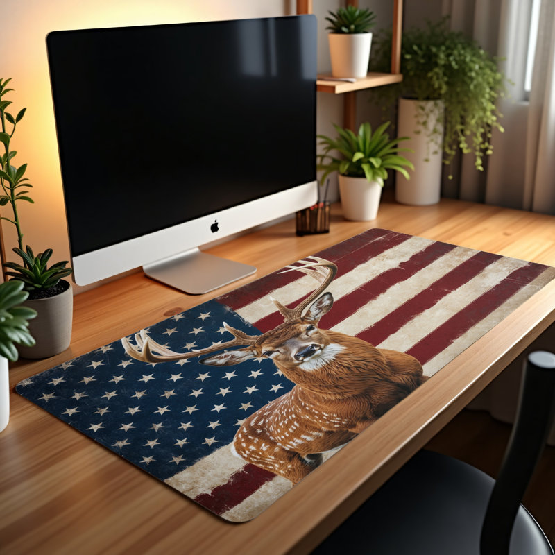 Polyester Desk Pad, 31.5x15.5