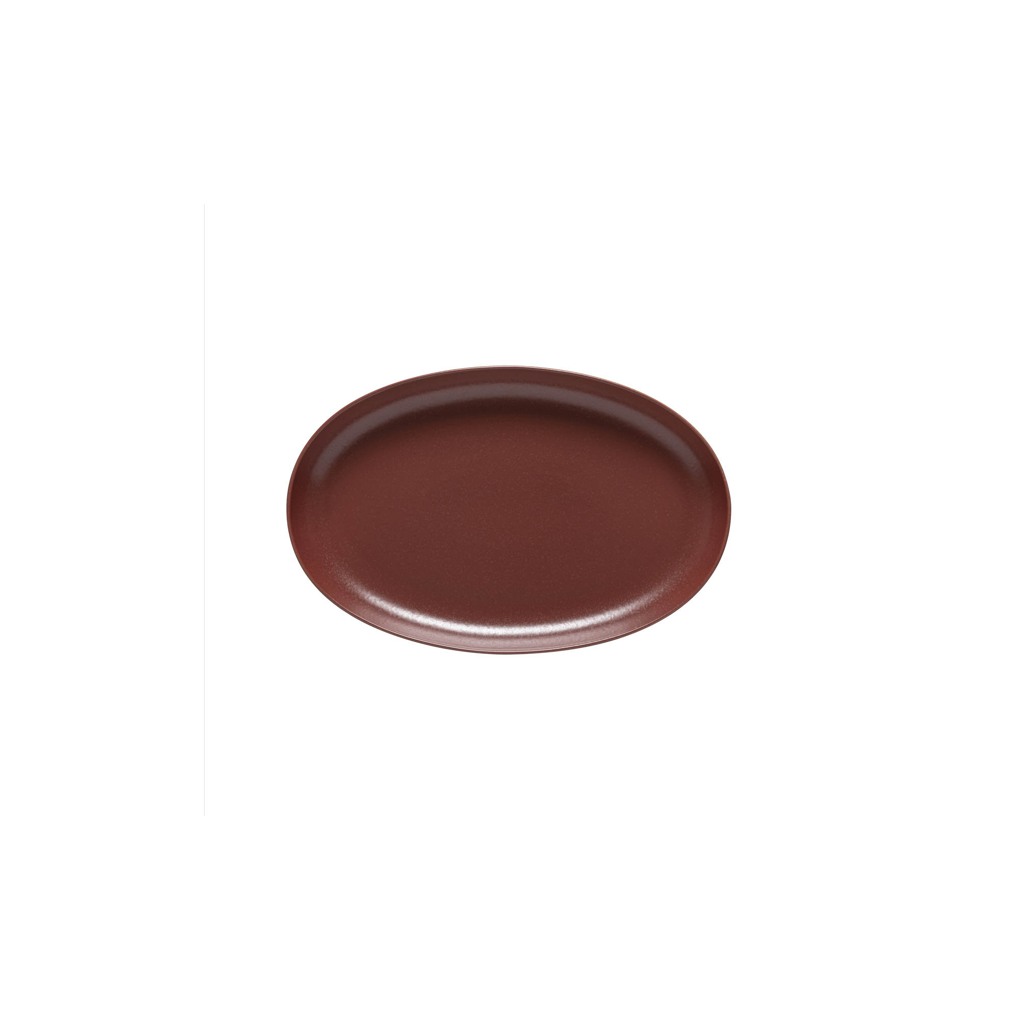 Casafina Pacifica Oval Platter, Cayenne, 1.77" H x 10.35" W x 16.06" L