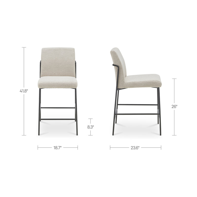 Danny Counter Stool Green, Beige