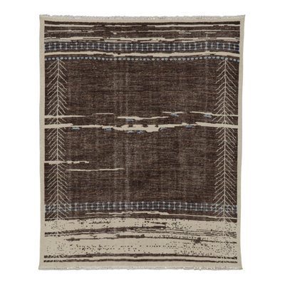 Distressed Homage Geometric Area Rug