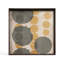 Translucent Silhouettes Glass Decorative Tray