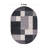 Akieba Geometric Tufted Gray/Black/Ivory Non-Slip Rubberback Area Rug-1489564588