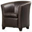 Fauteuil demi-tonneau en cuir Apollo-16216174