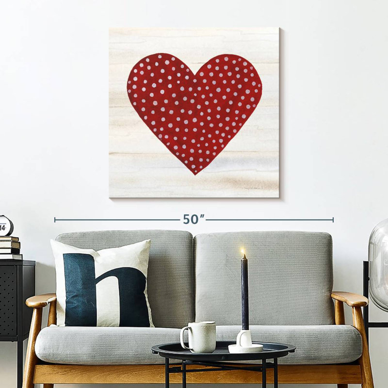 Hardie rustique cœur de la Saint-Valentin I, H 30 po x l 30 po