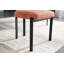 Ensemble de 2 chaises de salle à manger modernes, chaises de cuisine rembourrées avec pieds en métal-837009478