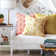 Charlie Solid Colour Down Reversible Throw Pillow